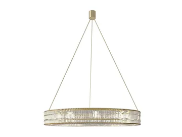 7585 - 7586 - Pendant lamp with crystals by Carpanese Home - view 2
